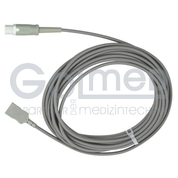 Temperatur-Adapterkabel für Rüsch-Einwegsonden, zu Dräger Siemens, 500 cm Bild 2