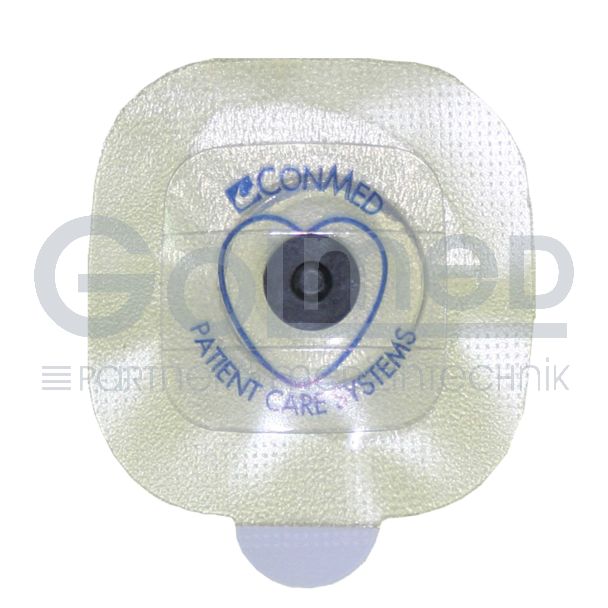 EKG-Carbon-Elektrode CONMED Cleartrace™ 2, Solid-Gel, 50 x 50 mm, 600 Stück