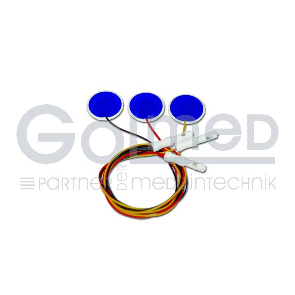 Neonatenelektrode "Micropore" mit DIN-Stecker, Clear Gel, Ø 30 mm, 120 Stück