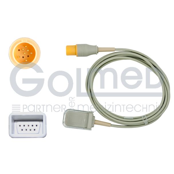 SpO2-Adapterkabel, zu GE Hellige auf Nellcor, 220 cm