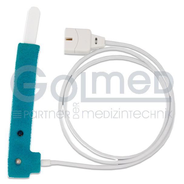 SpO2 Einweg-Wrapsensor für Erw., zu Nellcor, 90 cm Bild 2