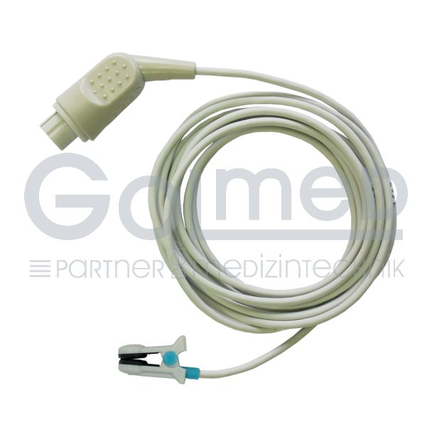 SpO2-Ohrsensor, zu GE Datex 10pin, 300 cm Bild 2