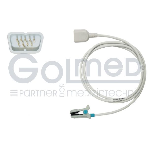SpO2-Ohrsensor, zu Nihon Kohden Sub-D 9pin, 150 cm