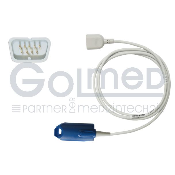 SpO2-Fingerclip-Sensor für Erw., zu Nihon Kohden Sub-D 9pin, 150 cm