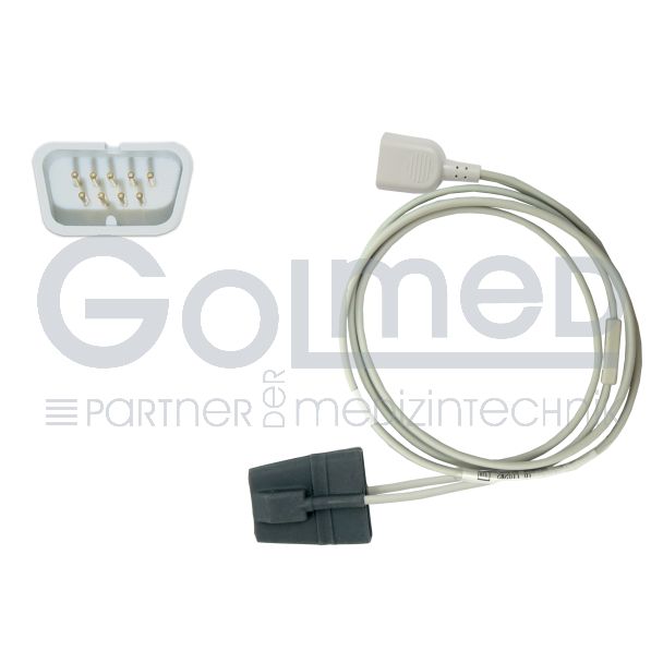 SpO2-Silikon-Fingersensor für Kinder, zu Nihon Kohden Sub-D 9pin, 150 cm