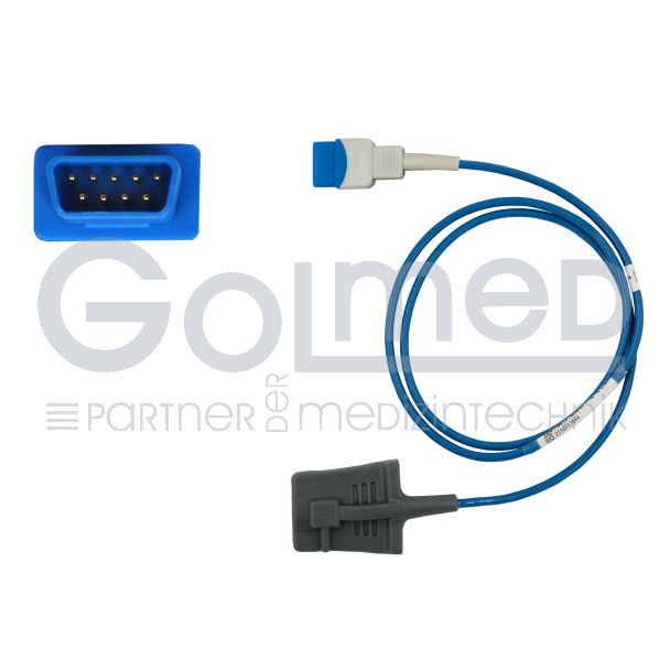 SpO2-Silikon-Fingersensor für Erw., zu GE Datex TrueSignal, 110 cm