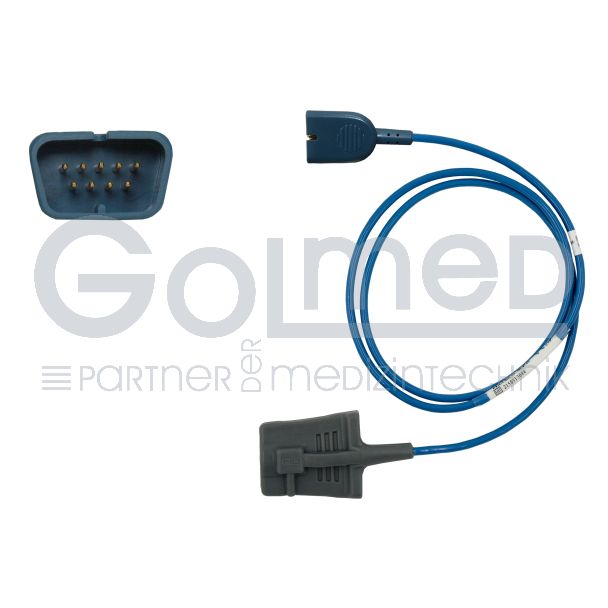 SpO2-Silikon-Fingersensor für Erw., zu Nihon Kohden Sub-D 9pin, 150 cm