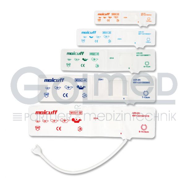 NiBP-Einweg-Manschette, Neonatal, 3-5,5 cm, wie Philips #M1866B Bild 3