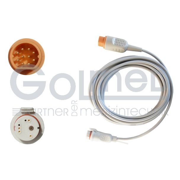 IBP-Adapterkabel für B.D.-Transducer, zu Dräger Siemens Sirecust