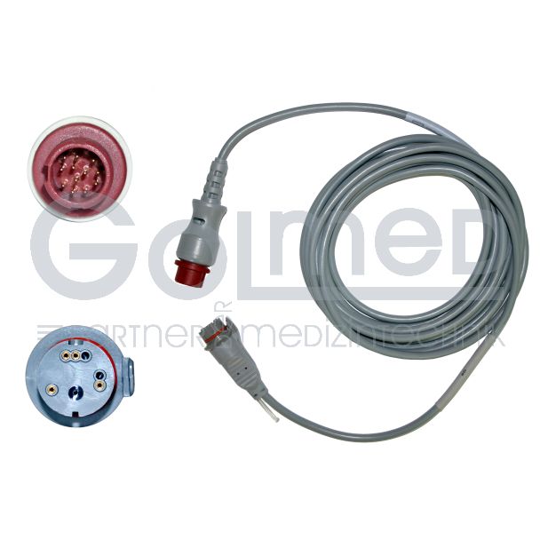 IBP-Adapterkabel für B.D.-Transducer, zu Philips HP
