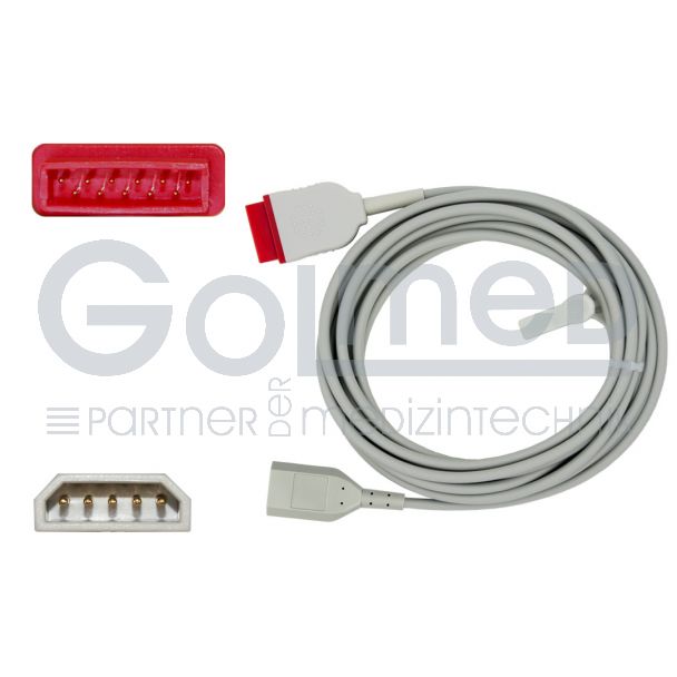 IBP-Adapterkabel für Codan PVB-Transducer, zu GE Marquette / GS Stemple