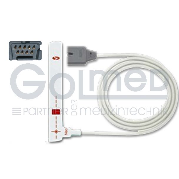 SpO2 Einweg-Klebesensor für Neonaten, Orig. Masimo LNCS-NeoPt #2330, 45 cm
