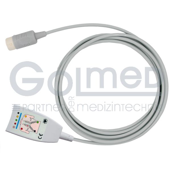 10-adr. EKG-Stammkabel mit Philips-Stecksystem, Orig. Philips HP Bild 5