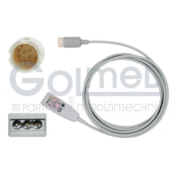 3-adr. EKG-Stammkabel mit Philips-Stecksystem, Orig. Philips HP