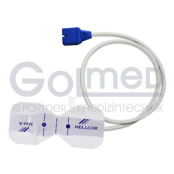 SpO2 Einweg-Klebesensor für Erw., Orig. Nellcor OxiMax #MAX-A, 45 cm Bild 3
