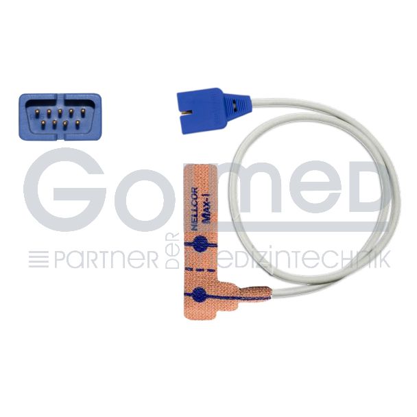 SpO2 Einweg-Klebesensor für Kleinkinder, Orig. Nellcor OxiMax #MAX-I, 45 cm