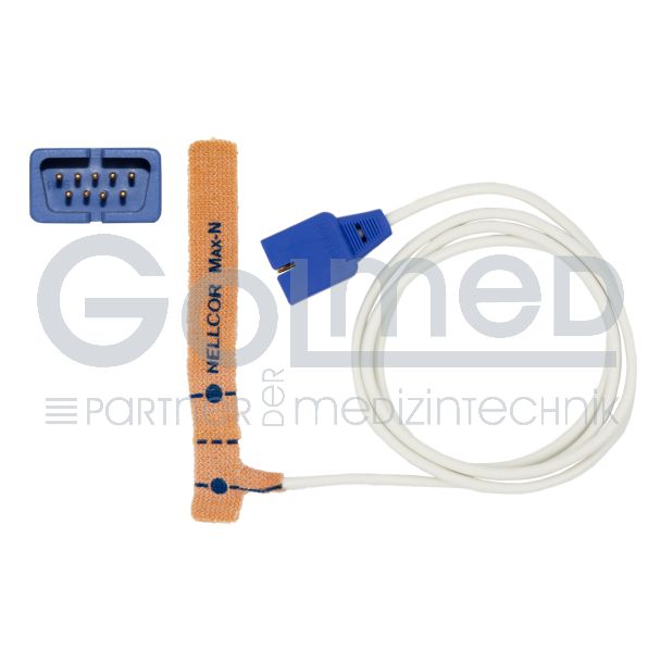 SpO2 Einweg-Klebesensor für Neonaten, Orig. Nellcor OxiMax #MAX-N, 45 cm