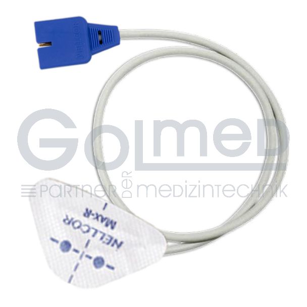 SpO2 Einweg-Klebesensor für Erw., Orig. Nellcor OxiMax #MAX-R, 45 cm Bild 2