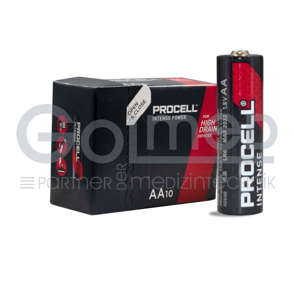 Procell® Intense Alkaline Batterie 1,5 Volt, Mignon AA, 10 Stück