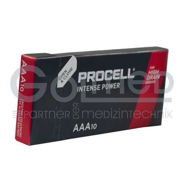 Procell® Intense Alkaline Batterie 1,5 Volt, Micro AAA, 10 Stück Bild 3