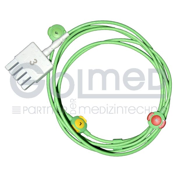 3-adr. EKG-MonoLead-Kabel an MultiMed 5 Pod-Kabel, Orig. Dräger Bild 2