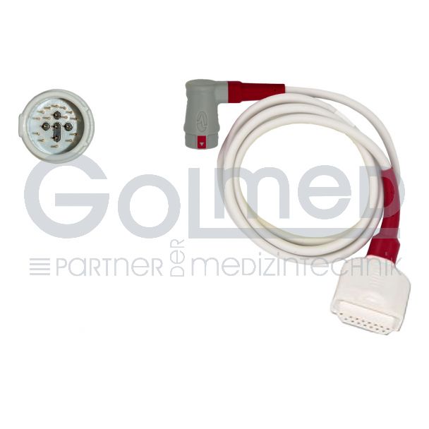 SpO2-Adapterkabel, GS Stemple (rainbow) auf Masimo M-LNCS #3375, 120 cm