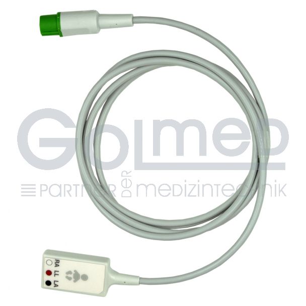 3-adr. NeoMed EKG-Adapterkabel, Original Dräger Bild 2