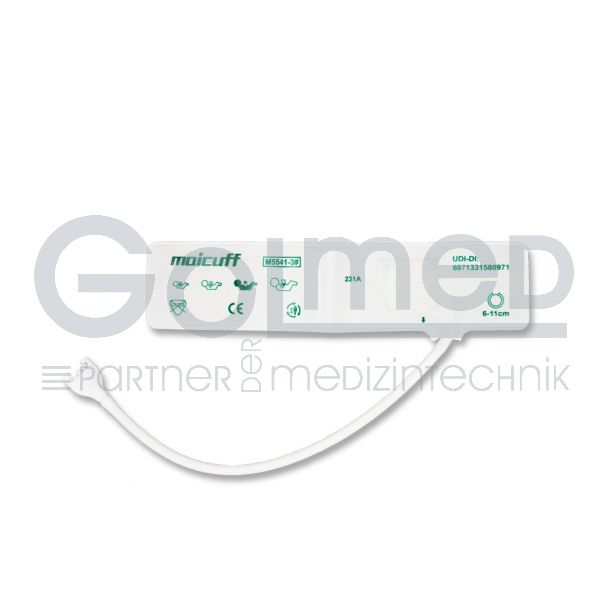 NiBP-Einweg-Manschette, Neonatal, 6-11 cm, wie Philips #M1870B