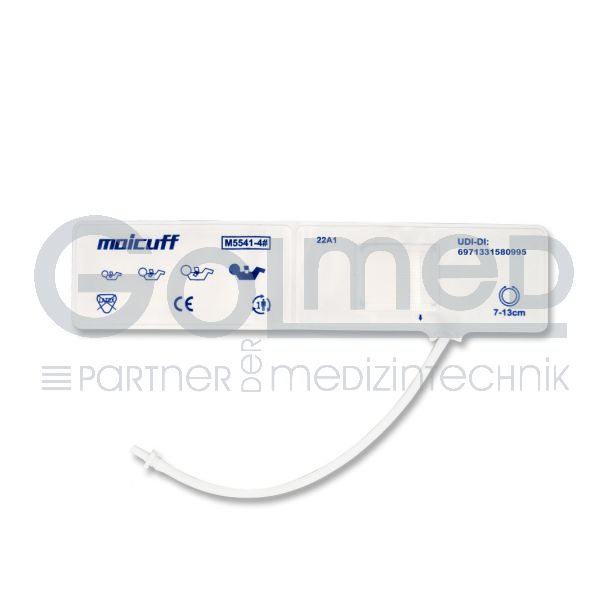 NiBP-Einweg-Manschette, 1-Schlauch, Neonatal Gr. 4, 7-13 cm