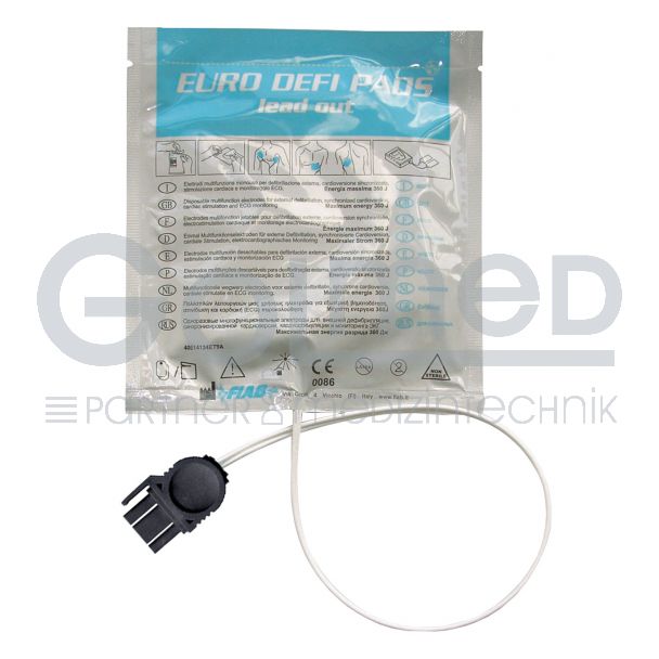 Multifunktionselektrode für Erw., vorkonnektiert, zu Physio Control & Mindray, 10 Paar Bild 2