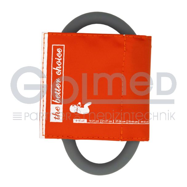 NiBP-Manschette BC1, 1-Schlauch, Kleinkinder 9-14 cm, mit Adapter