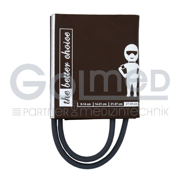 NiBP-Manschette BC2, 2-Schlauch, Erw. XL 27-44 cm, mit Adapter