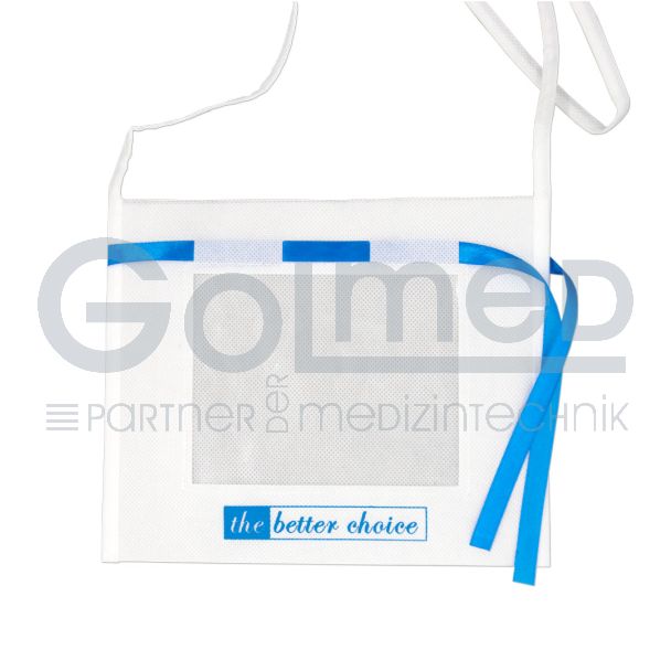 Einweg-Vlies-Tragetasche mit Sichtfenster für LZ-EKG-Rekorder, 16x20 cm
