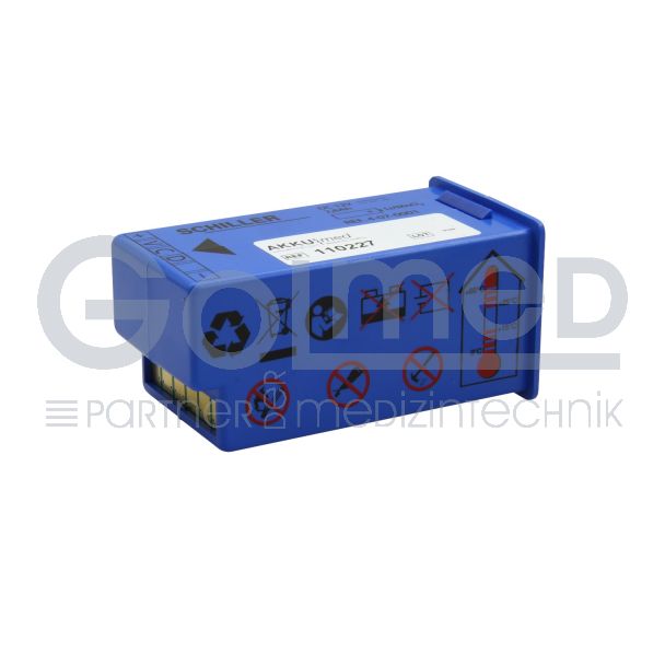 Lithium-Batterie, Original Schiller FRED easy "inkl. Gefahrgut"