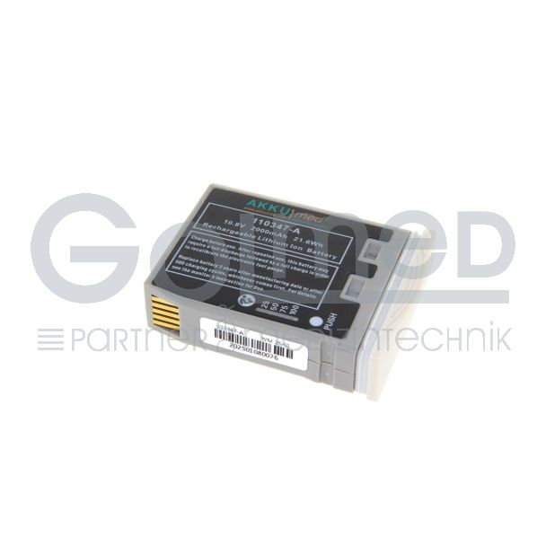 Li Ion-Akku, 10,8 V, 2,0 Ah, zu Philips HP IntelliVue MP2, MMS X2