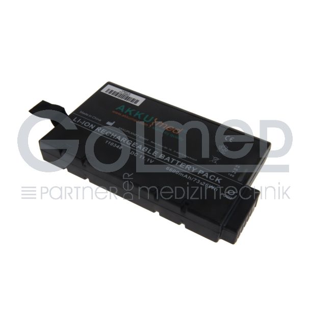 Li Ion-Akku, 11,1 V, 6,6 Ah, zu Philips HP Sure-Signs VM3/4/6/8, VS3