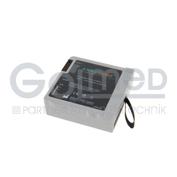 Li Ion-Akku 10,8 V, 2,0 Ah, zu Philips HP IntelliVue X3, MX100