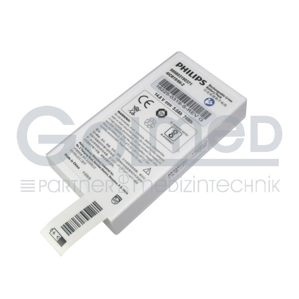 Li Ion-Akku, 14,8 Volt, 5,0 Ah, Original Philips HP für Efficia DFM100