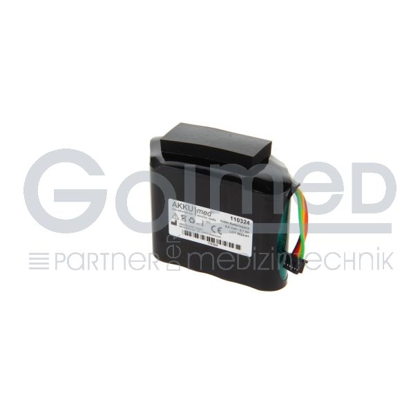 NiMH-Akku komplett, 9,6 Volt, 2,7 Ah, zu Alaris Infusionspumpe GP