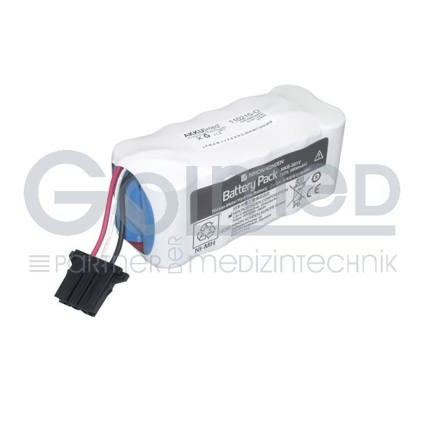 NiMH-Akku, 12 V, 2,8 Ah, Original Nihon Kohden CardioLife TEC-…