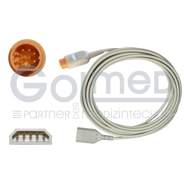IBP-Adapterkabel für PVB-Transducer, zu Dräger / Siemens