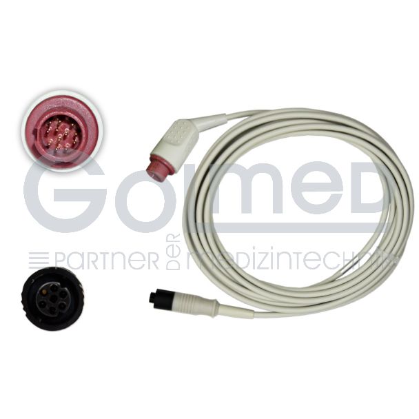 IBP-Adapterkabel für Medex Logical-Transducer, zu Philips HP