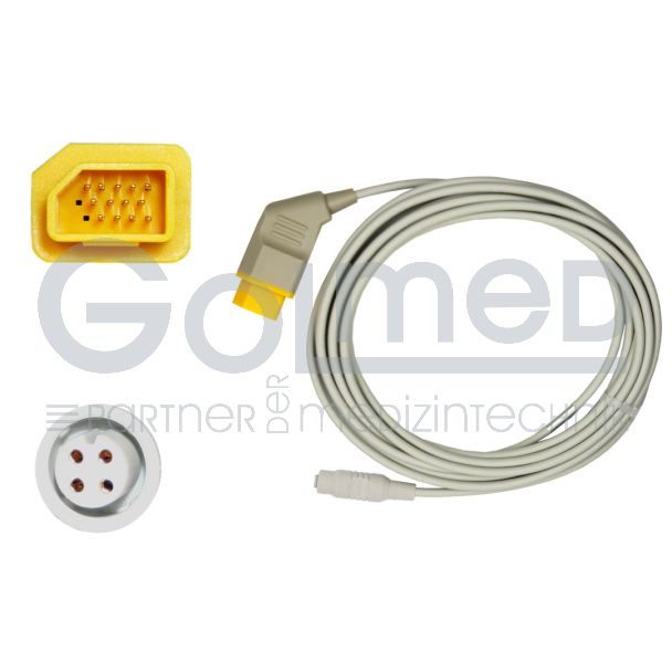 IBP-Adapterkabel für B.Braun-Transducer, zu Nihon Kohden