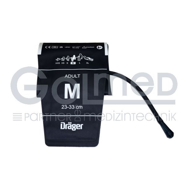 NiBP-Manschette, 1-Schlauch, Erw. M / 23-33 cm, Orig. Dräger
