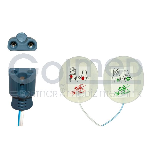 Multifunktionselektrode für Kinder, zu Philips HP (Laerdal), 5 Paar