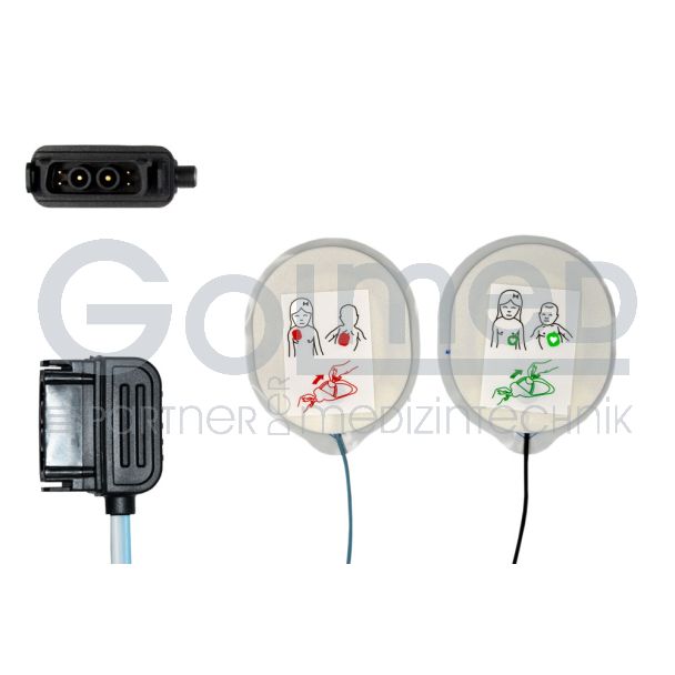 Defi-Elektrode für Kinder, vorkonnektiert, zu GS Stemple corpuls C3