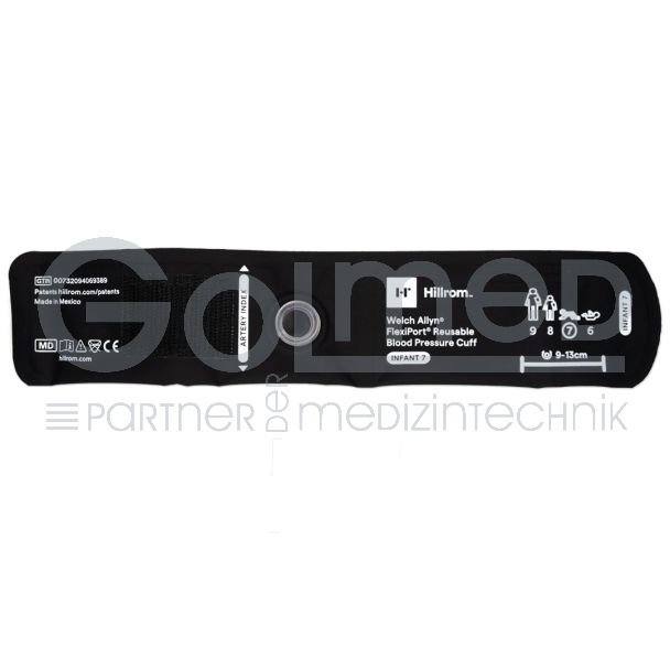 FlexiPort® Manschette 7, Säugling 09-13 cm, Orig. Welch Allyn