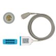 10-adr. EKG-Stammkabel mit Philips-Stecksystem, zu Philips HP