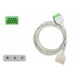 3-adr. EKG-Stammkabel mit 1,5 mm DIN-Buchse, zu GE Marquette