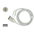 3-adr. EKG-Stammkabel mit Philips-Stecksystem, zu Philips HP